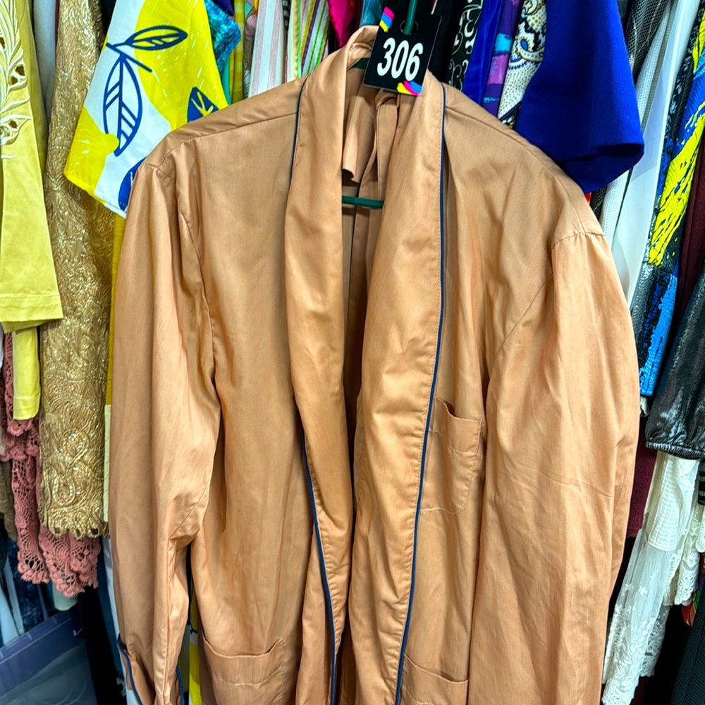 B244 - vintage cotton robe with original belt